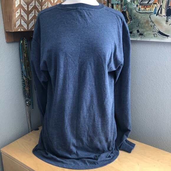 Carpe Diem Eat Lightning Skull Graphic Long Sleeve T Shirt - Dark Biker - Picture 4 of 5